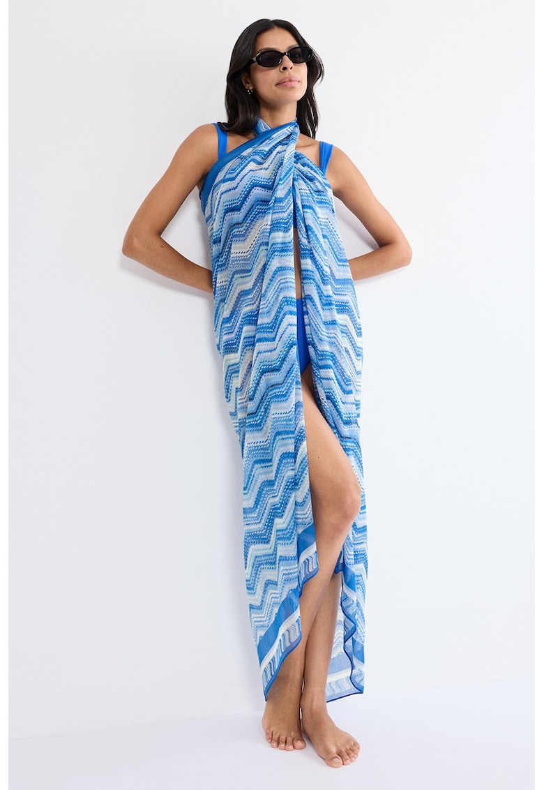 Pareo pentru plaja MyWear - Albastru deschis