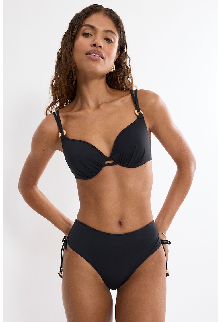 Sutien de baie cu burete Summer Twist - Negru stins
