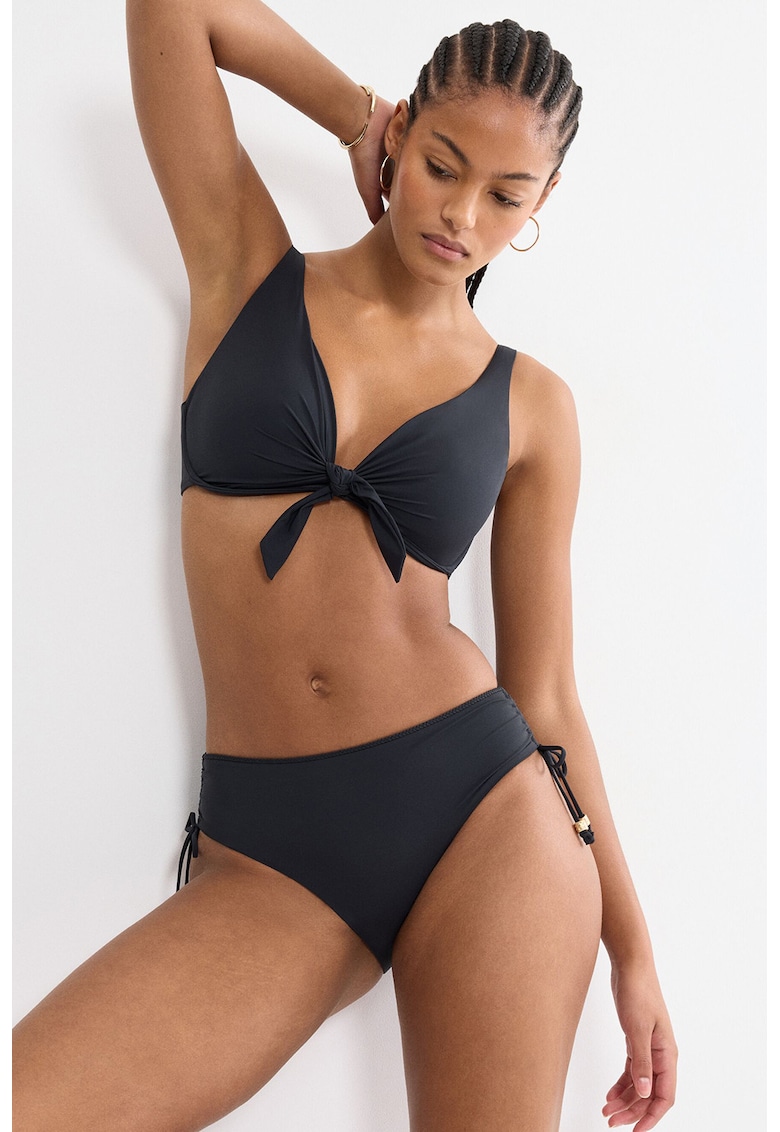 Sutien de baie cu burete Summer Twist - Negru/Negru stins