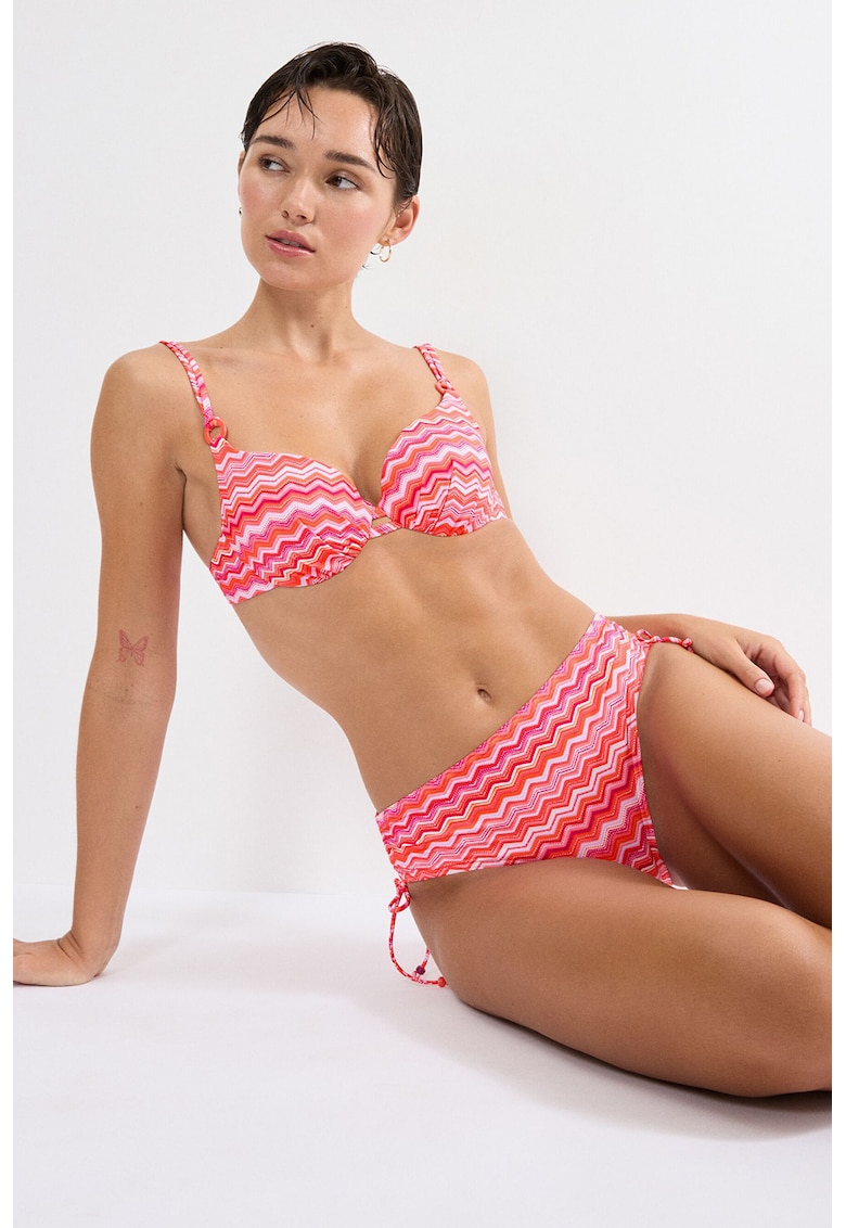 Slip Mix&Match - Portocaliu/Fucsia/Roz pal
