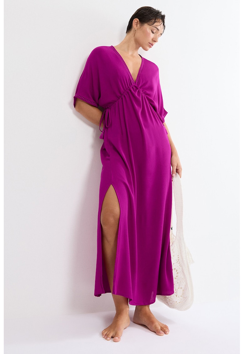 Rochie caftan pentru plaja My Wear - Violet