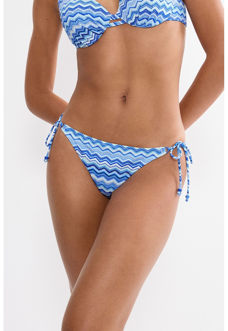 Slip brazilian Mix&Match Summer - Albastru glaciar/Albastru deschis
