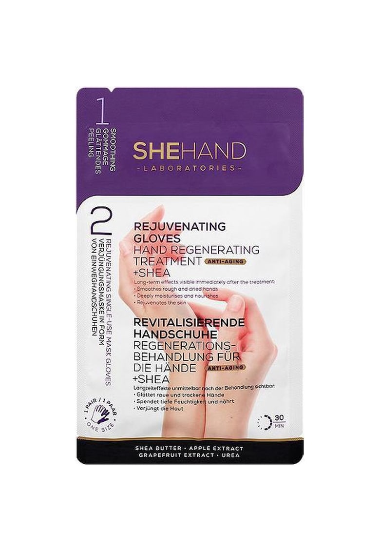 Manusi Anti-Aging - She Cosmetics - SheHand - Tratament regenerant pentru maini - 1 pereche