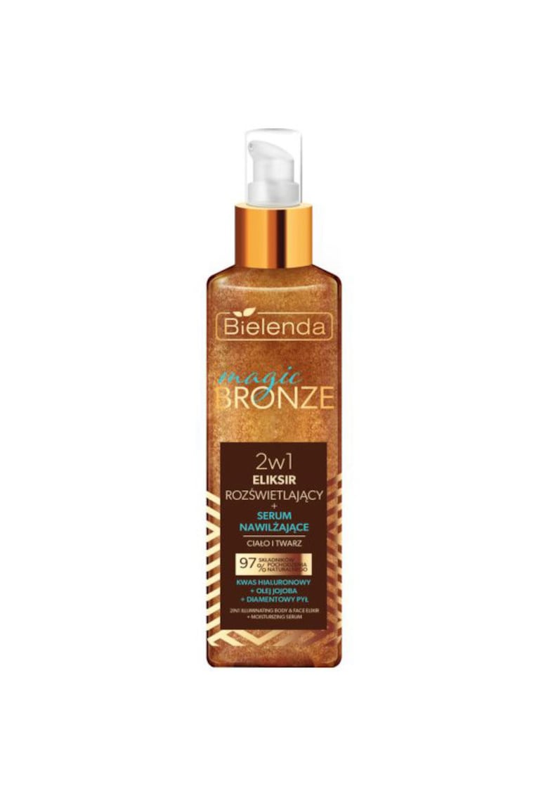 Elixir 2in1 corp & fața - Magic Bronze - iluminator + serum hidratant - 150 ml