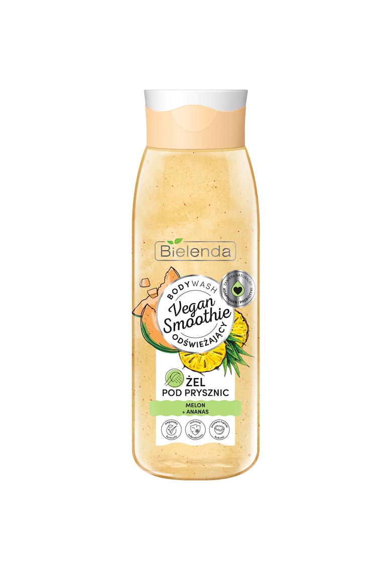 Gel duș - Vegan Smoothie - melon + pineapple - 400 g