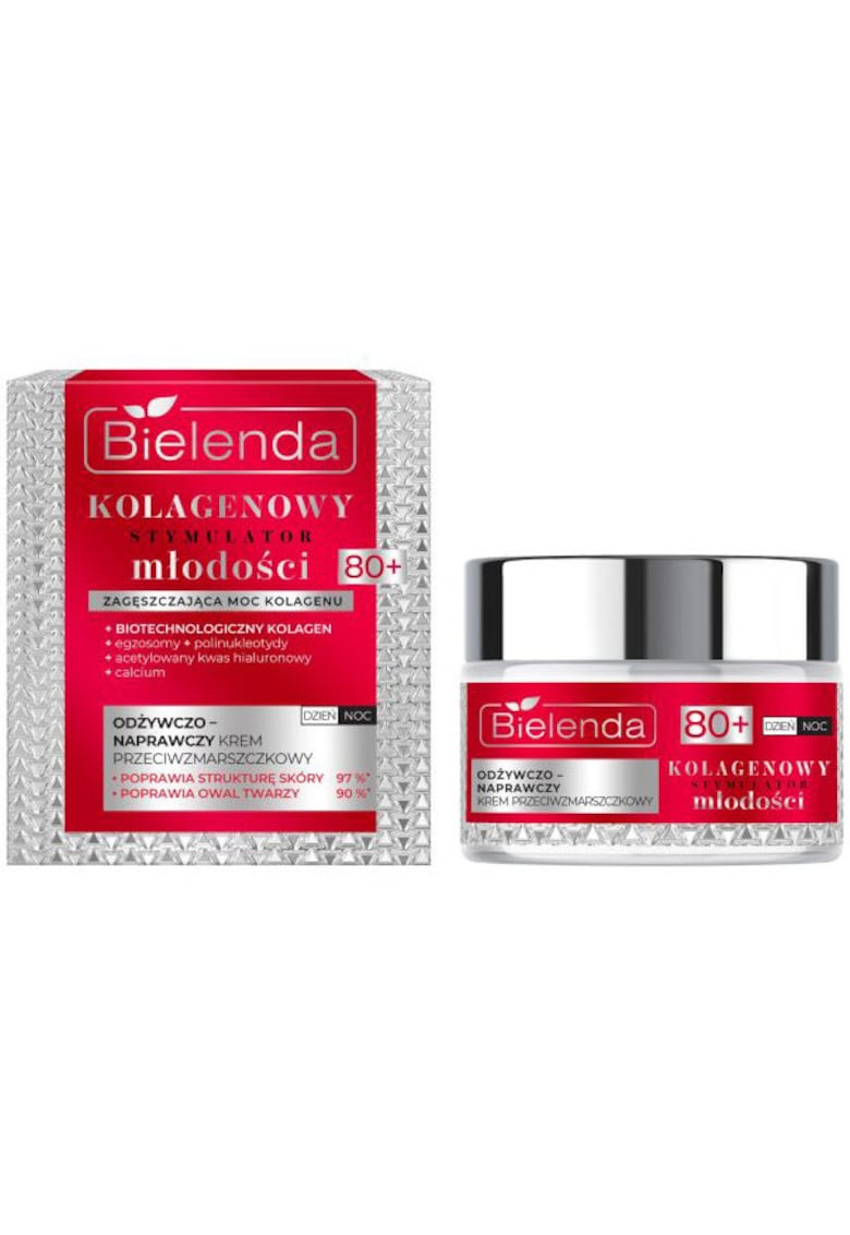 Crema antirid 80+ - Collagen Youth Stimulator - hranire și reparare - 50 ml