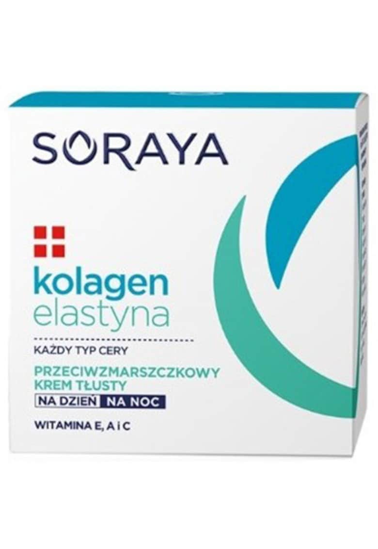 Crema antirid Collagen + Elastin - Ingrijire ten gras - 50 ml