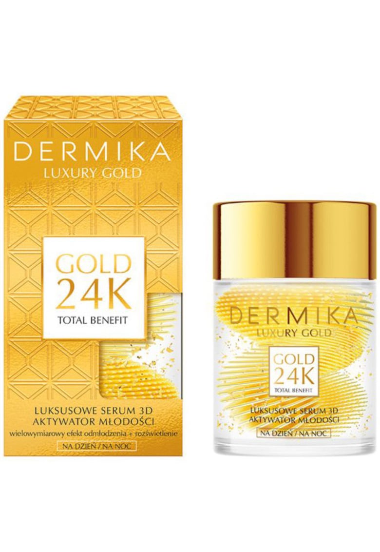 Serum 3D Youth - Luxury Gold 24K - Activare antirid intensa - 60 g