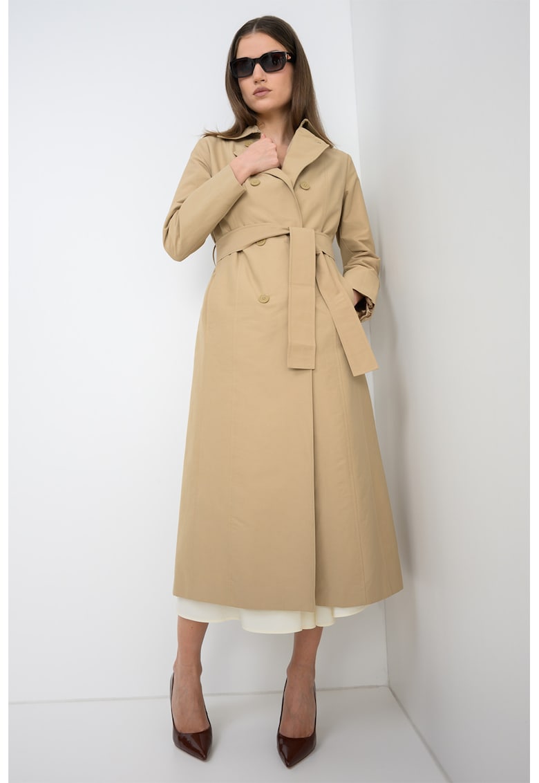 Treci cu doua randuri de nasturi Milong - Maro nisip