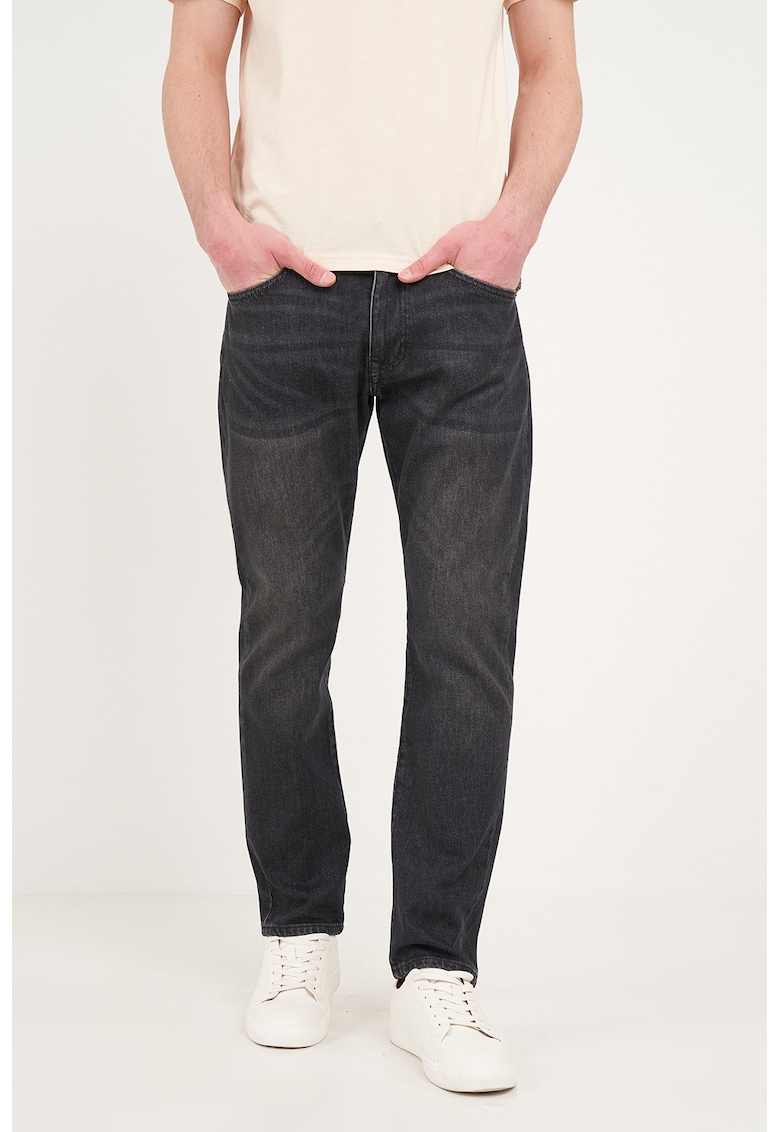 Blugi regular fit - Gri inchis