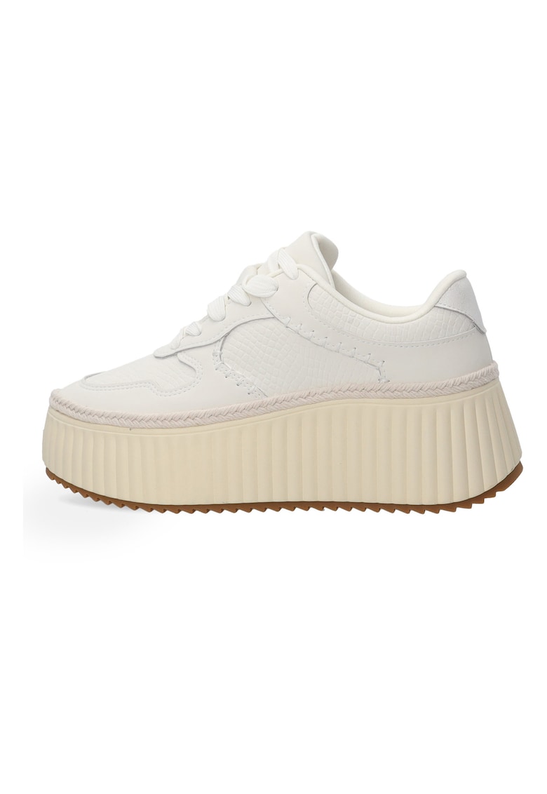 Pantofi sport cu talpa wedge texturata