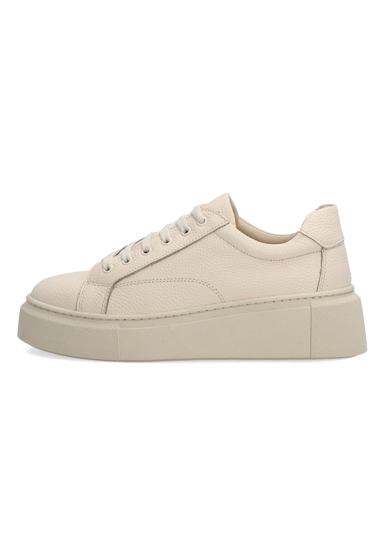 Pantofi sport din piele cu aspect texturat