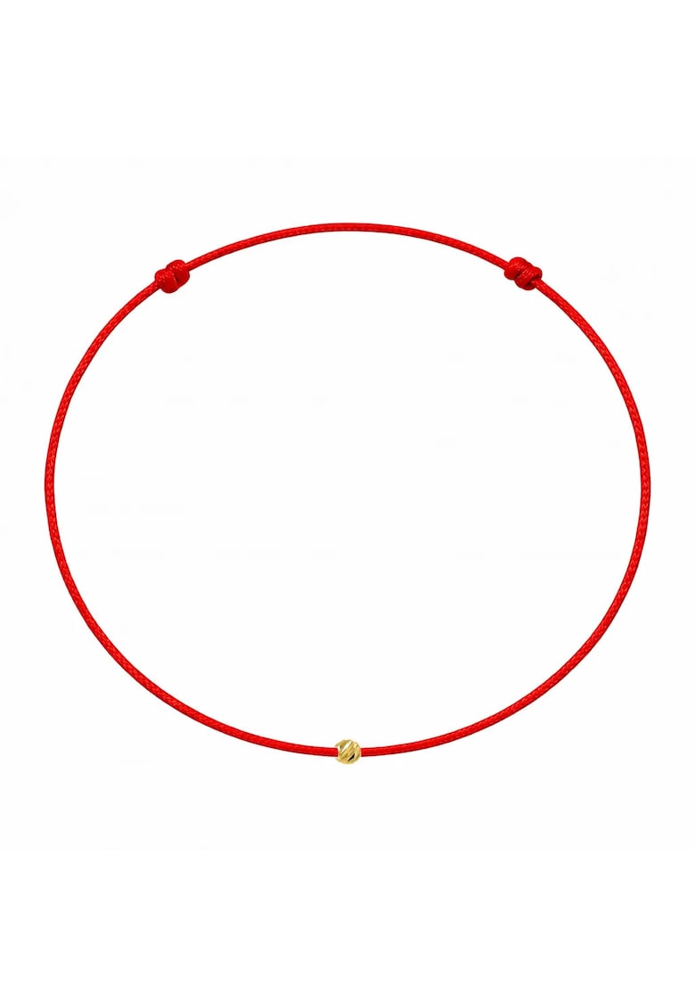 Bratara martisor decorata cu detaliu din aur de 14k