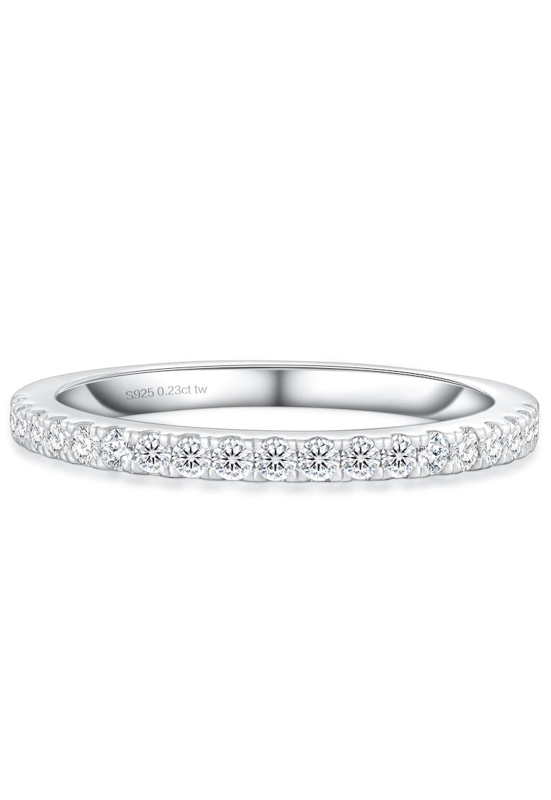Inel Eternity cu Moissanite - Argint 925 - pentru femei -