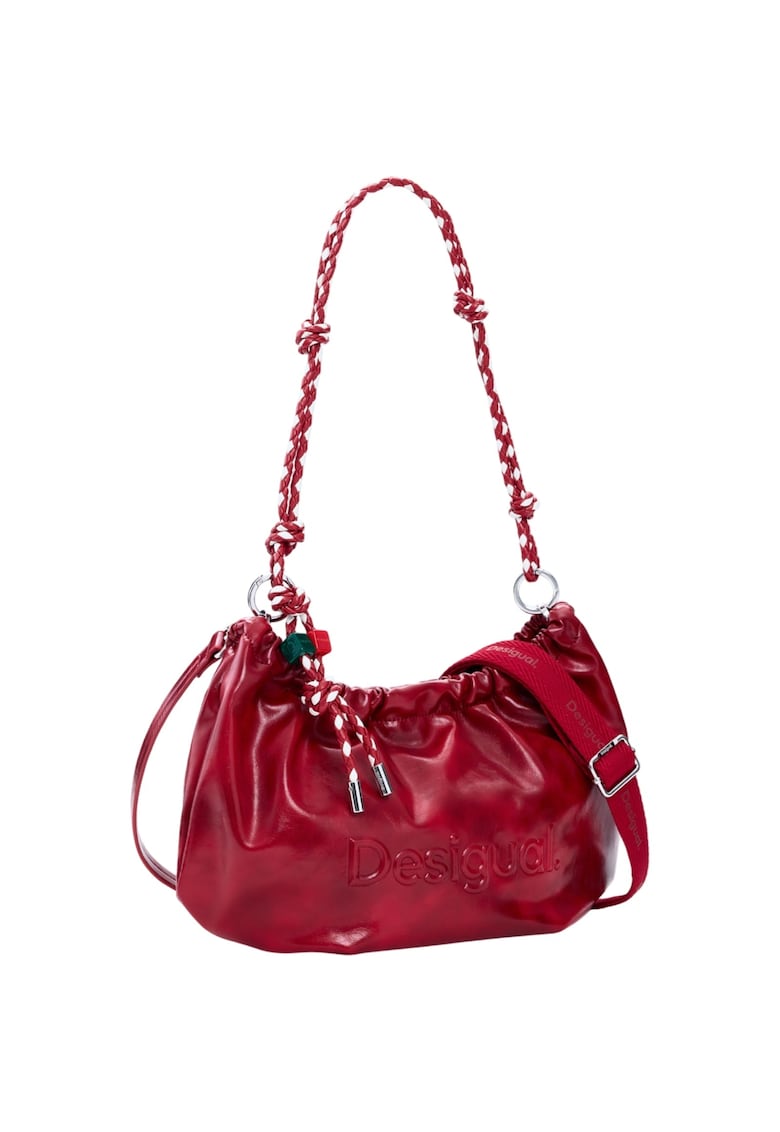 Geanta Half Logo Waverly - Rosu - 40x12.5x20.5 cm