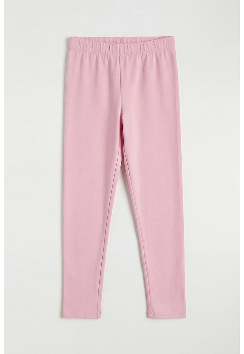 Colanti uni din amestec de bumbac - Roz pastel