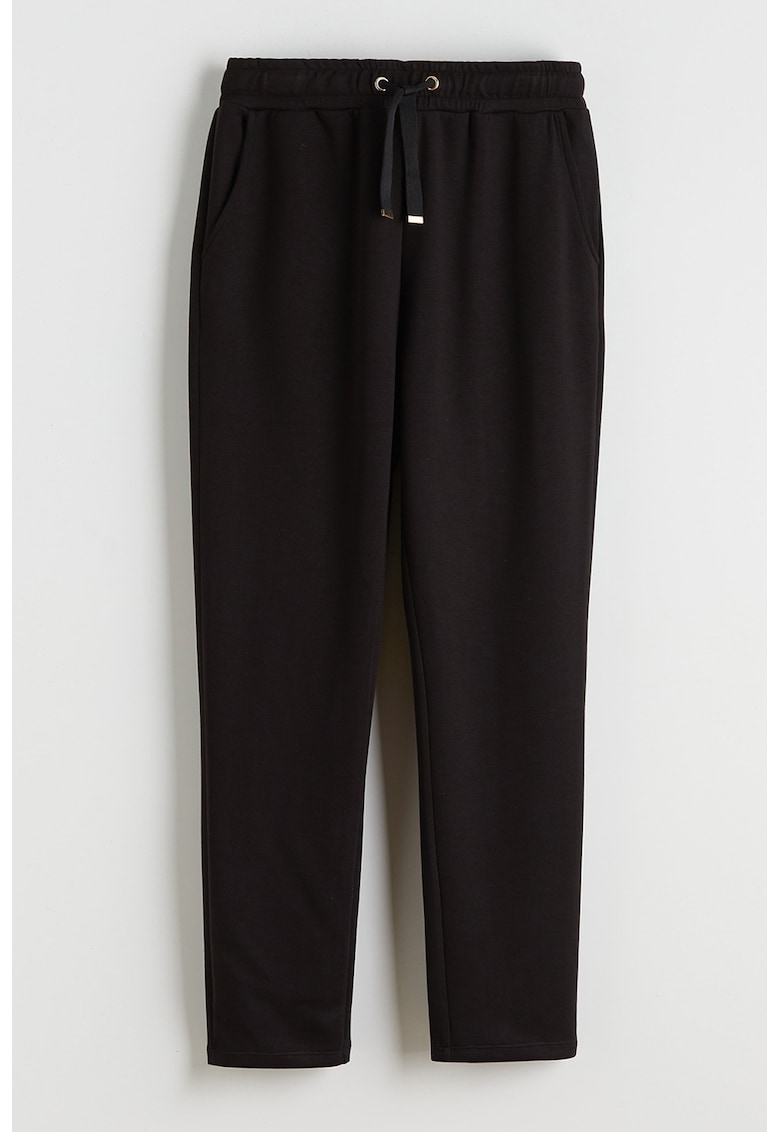 Pantaloni de trening cu snur - Negru