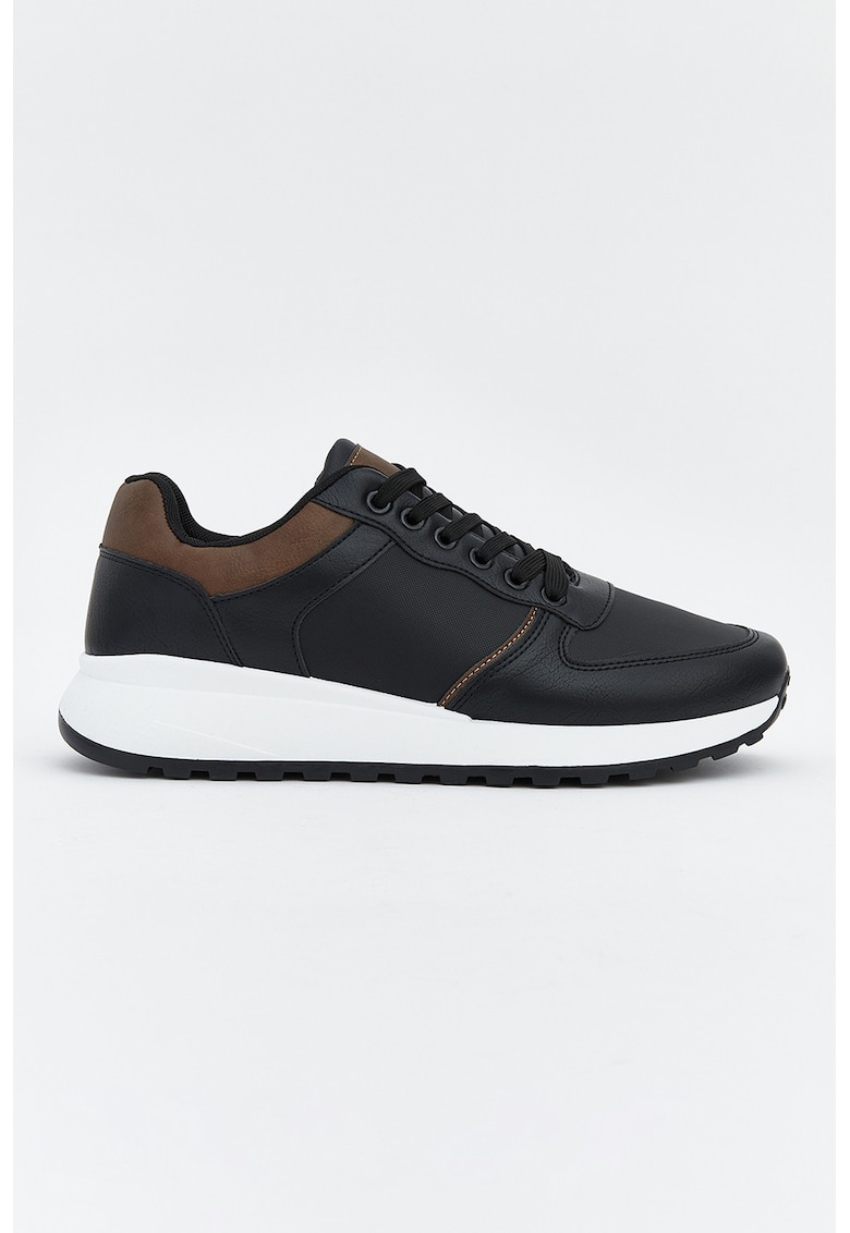 Pantofi sport din piele ecologica - Negru