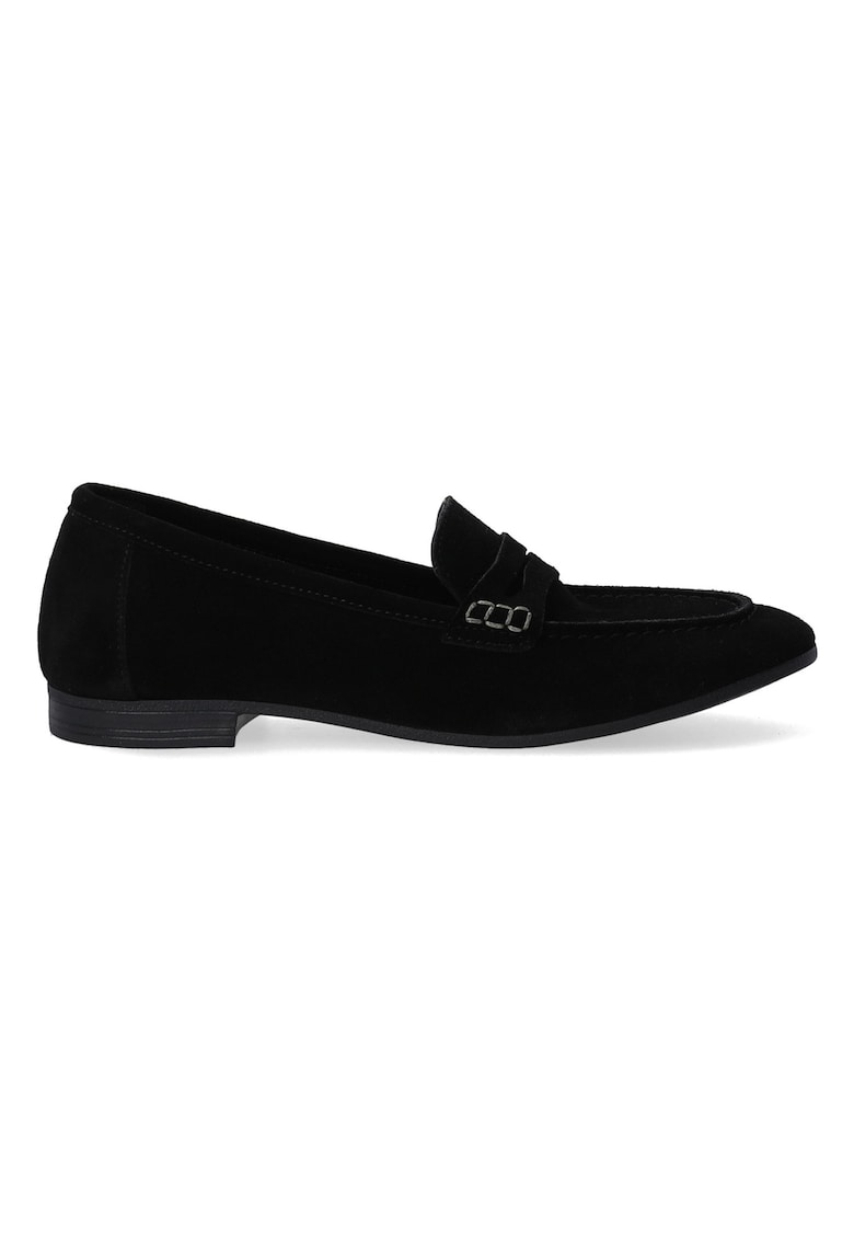 Pantofi loafer din piele intoarsa