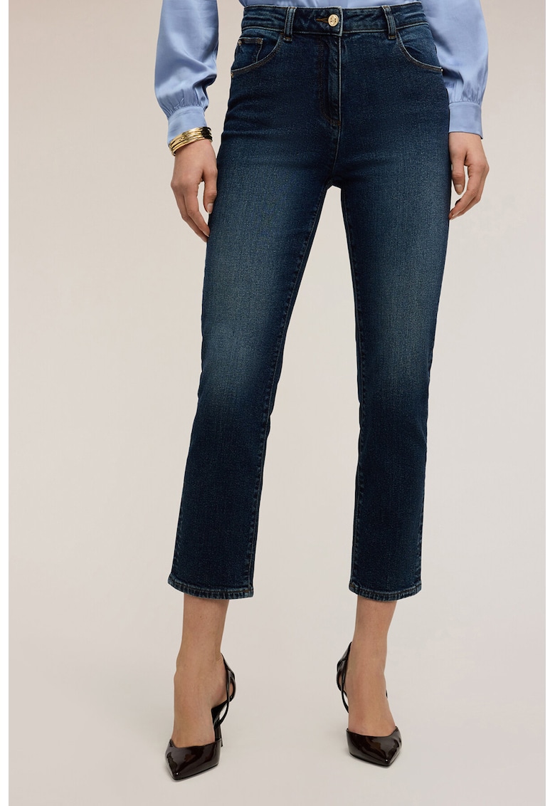 Blugi slim-fit - Albastru petrol