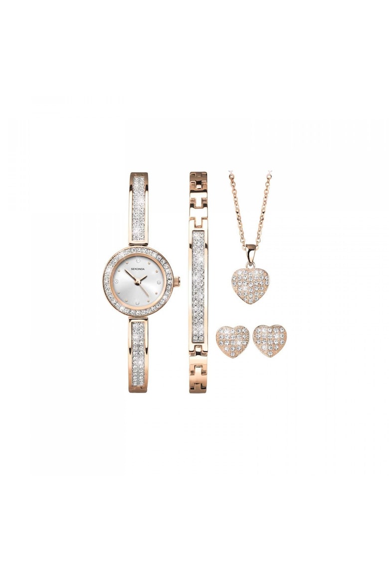 Ceas Barbati - Classic S-2530G.76 - Set cu Pandantiv - bratara si cercei