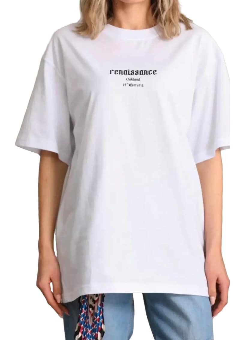 Tricou dama - bumbac/poliester/elastan - alb