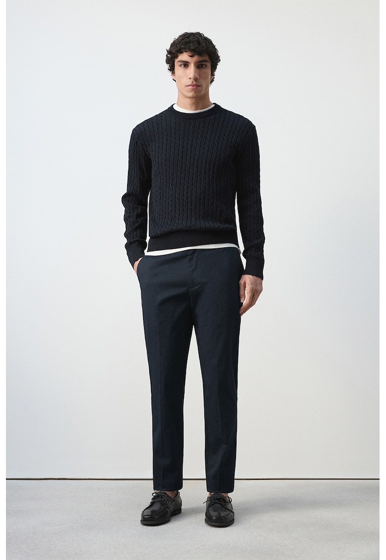 Pantaloni chino slim fit - Bleumarin
