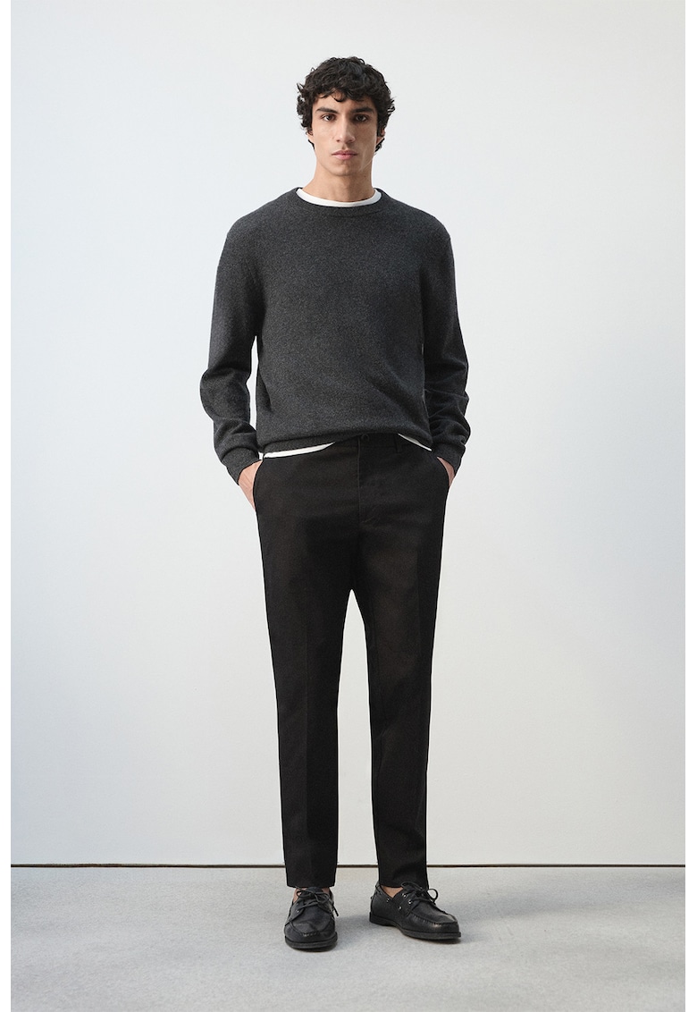 Pantaloni chino slim fit - Negru