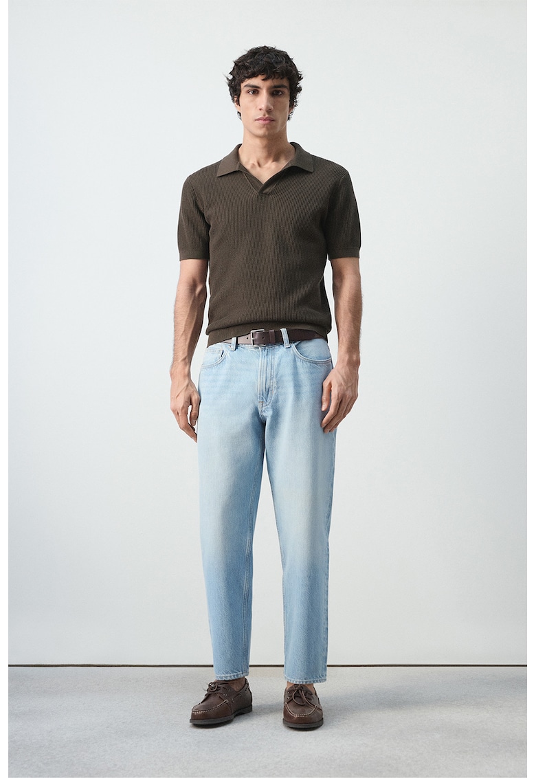 Blugi crop Sammy - Albastru deschis