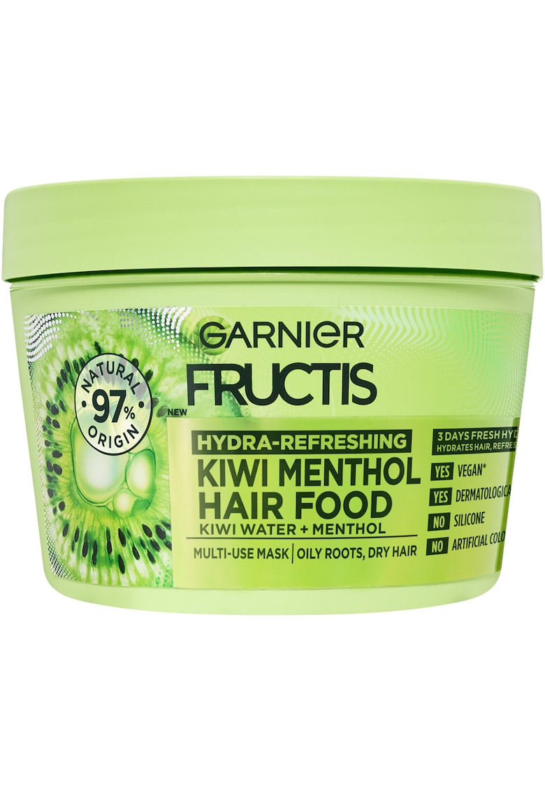 Masca pentru par Fructis - pentru parul uscat - 390 ml - Kiwi