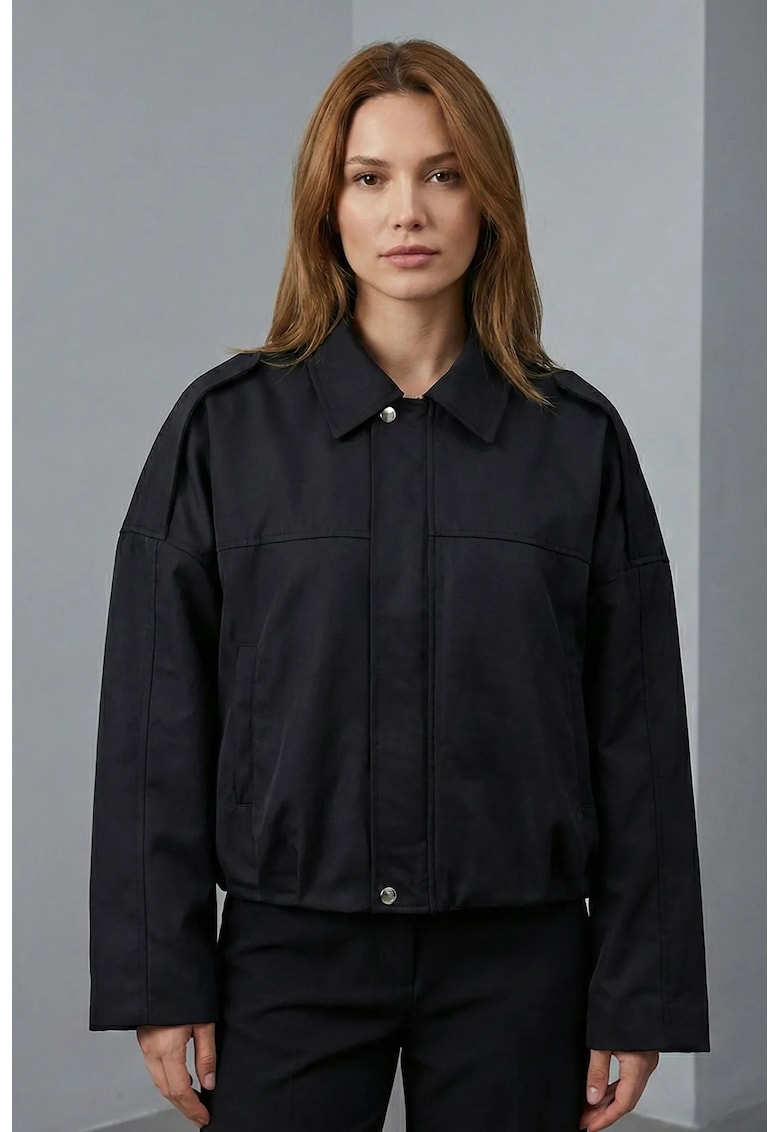 Jacheta de dama - textil - negru