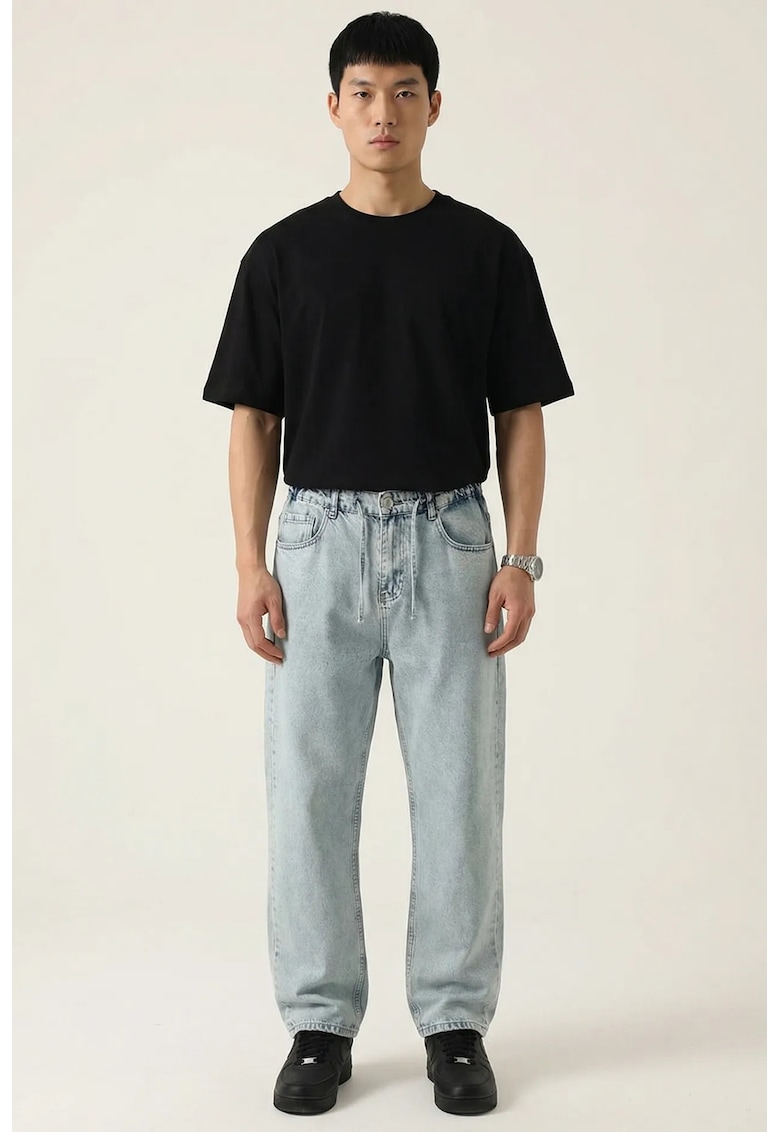 Blugi barbati - Relaxed Fit - Maya Blue - denim - buzunar -