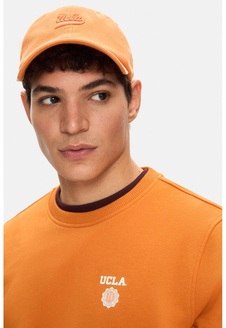 Sapca cu broderie logo unisex Fortuno - Portocaliu