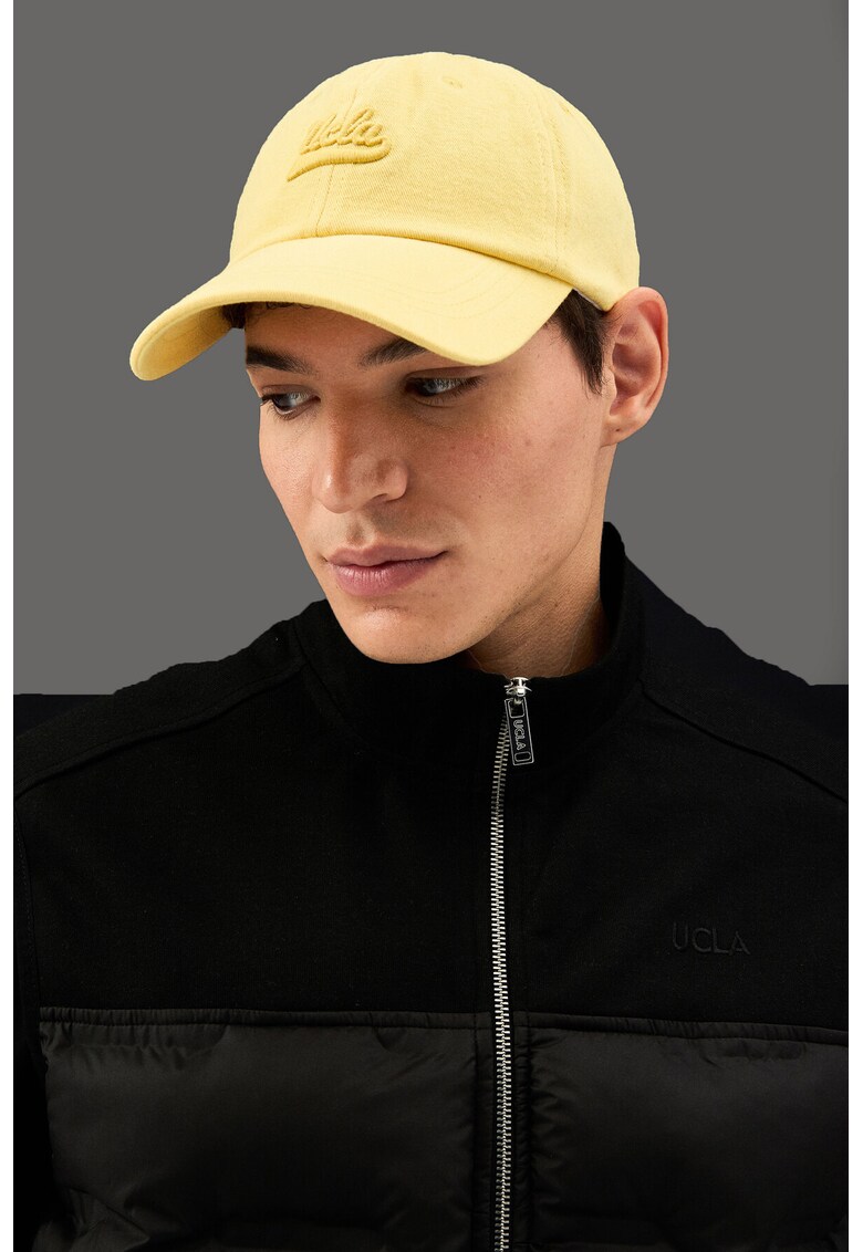 Sapca cu broderie logo unisex Fortuno - Galben