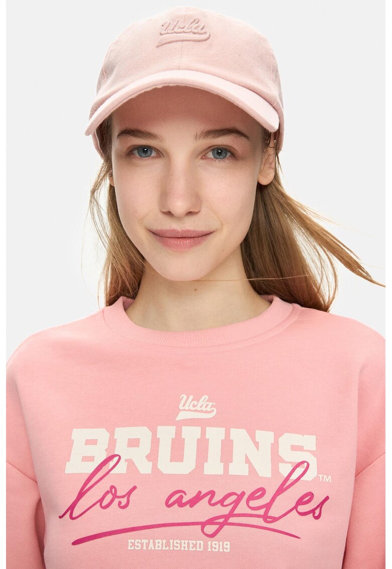 Sapca cu broderie logo unisex Fortuno - Roz