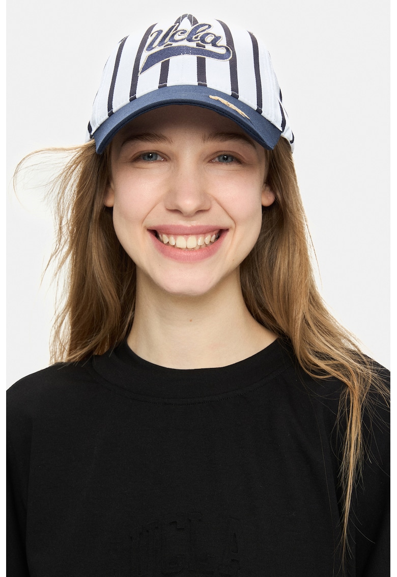 Sapca baseball unisex cu dungi Chet - Bleumarin