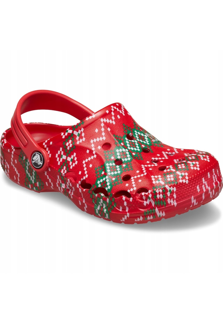 Saboti copii - Baya Holiday Graphic Clog - Rosu - Rosu
