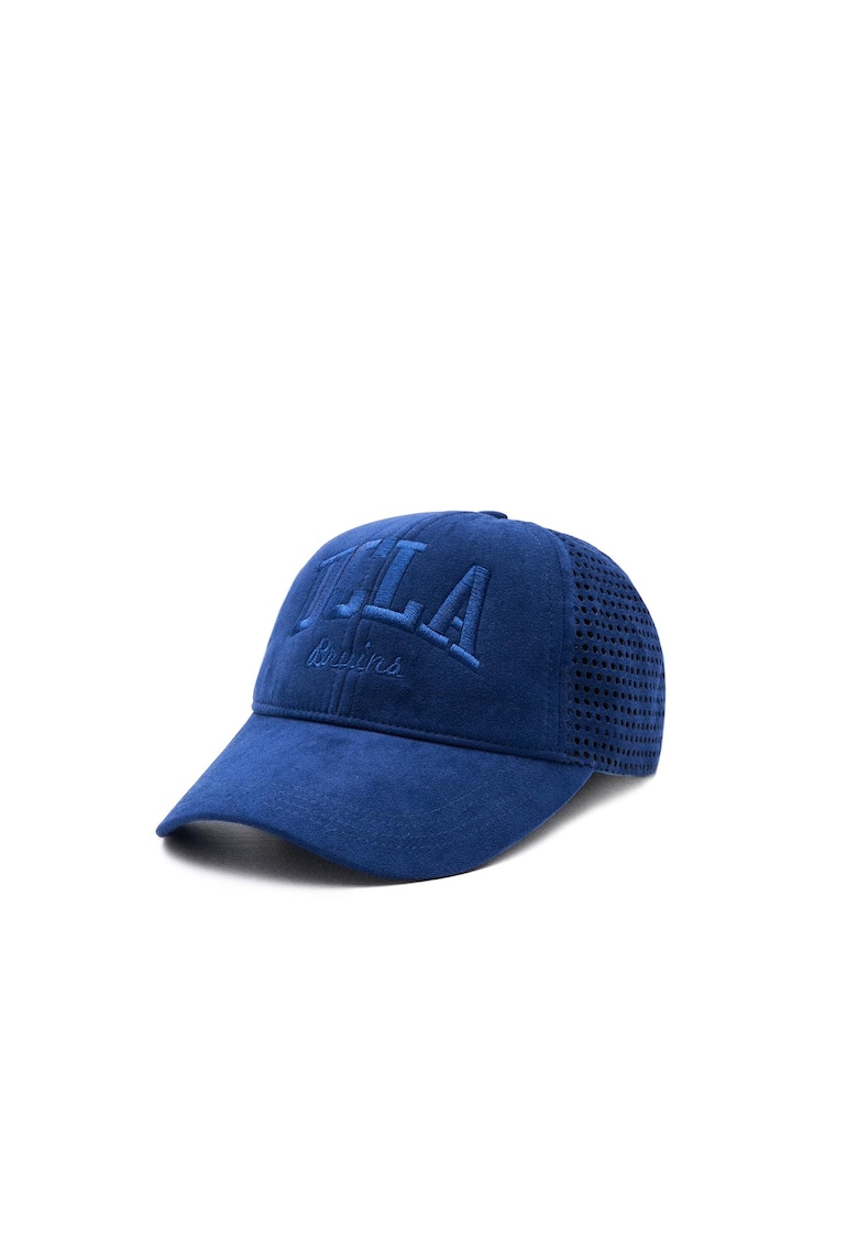 Sapca unisex cu logo supradimensionat brodat Tomisin - Bleumarin