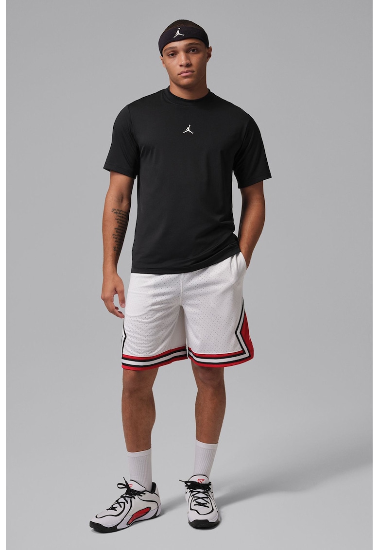 Tricou cu tehnologie Dri-FIT pentru baschet - Negru