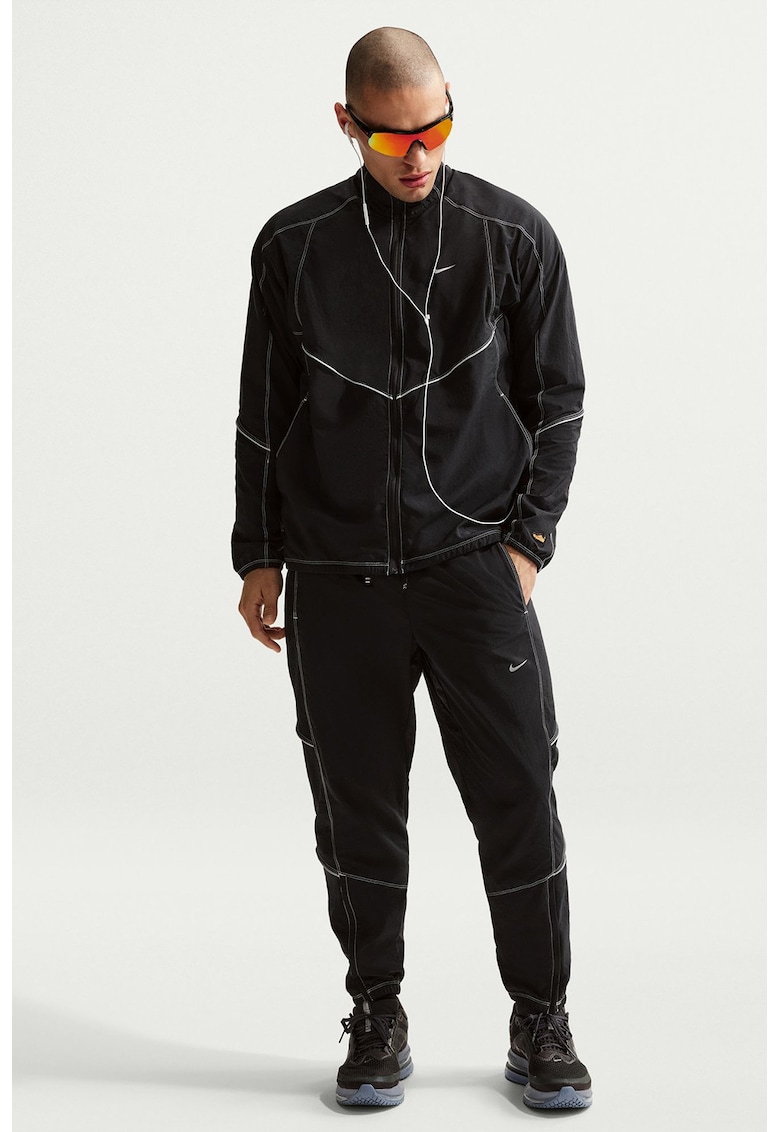 Pantaloni cu tehnologie Dri-FIT pentru fitness - Negru