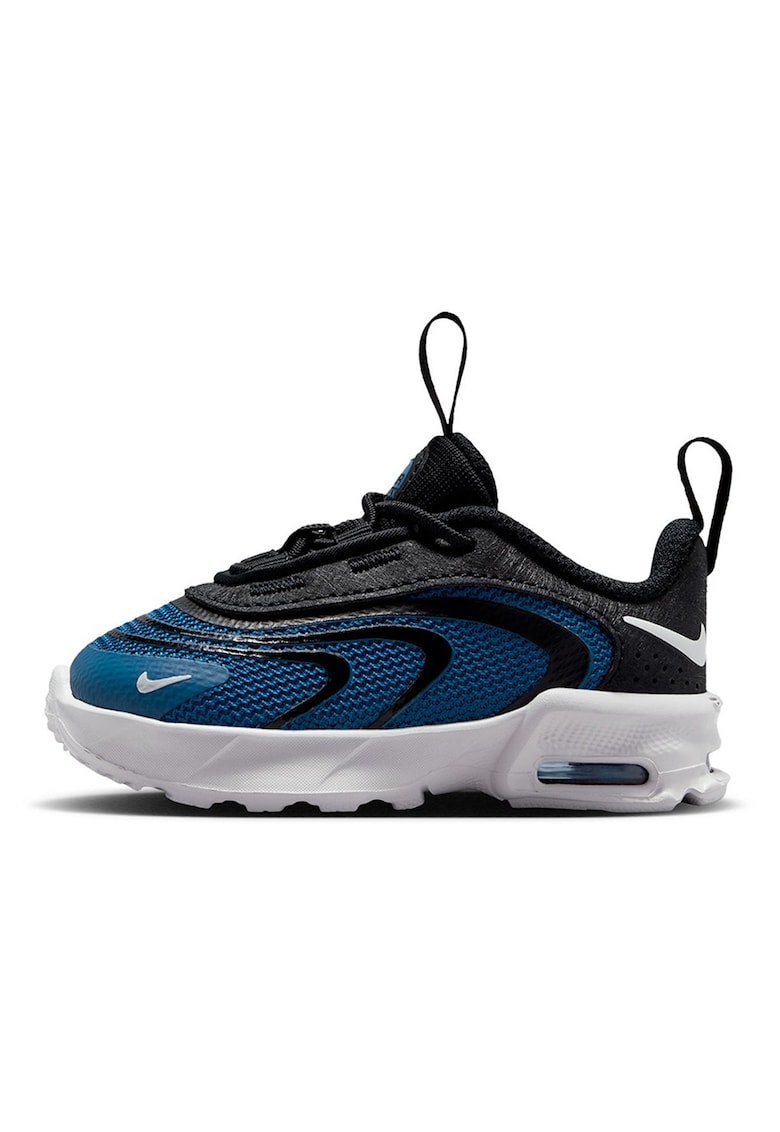 Pantofi sport Air Max Fire din material textil - Negru/Albastru inchis/Alb optic