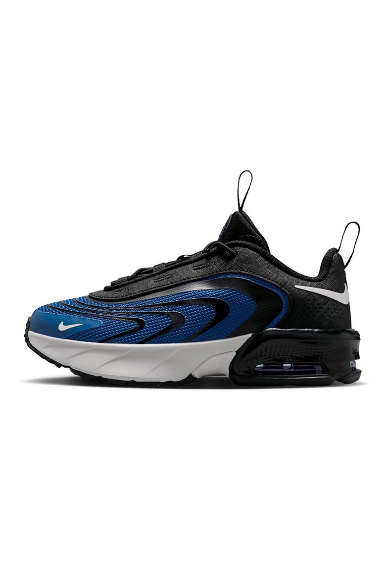 Pantofi sport Air Max Fire din piele ecologica - Negru/Albastru inchis/Alb optic