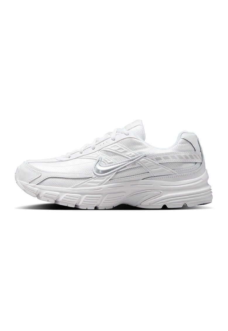 Pantofi sport Initiator cu garnituri de piele - Alb