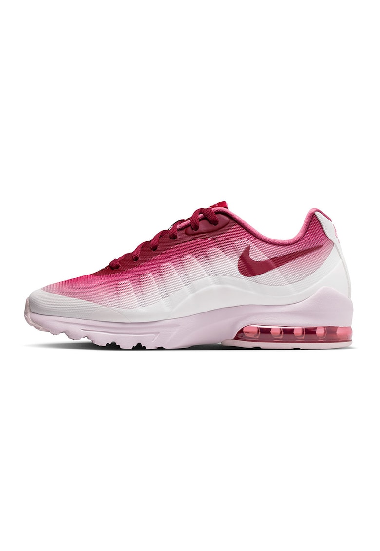 Pantofi sport Air Max Invigor cu garnituri din plasa - Alb/Roz zmeuriu