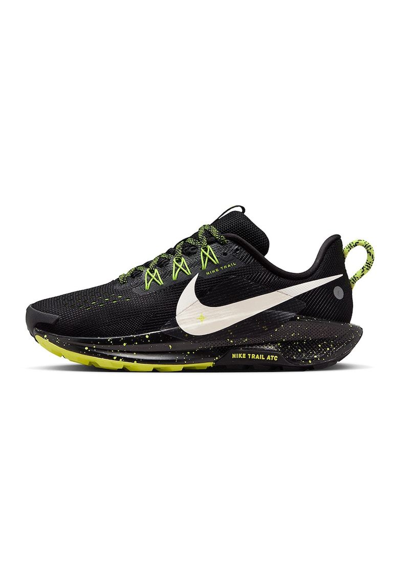 Pantofi ReactX Pegasus Trail 5 pentru alergare pe teren accidentat - Alb/Negru/Verde lime