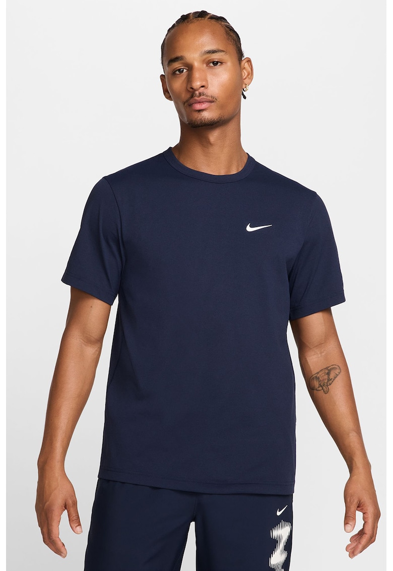 Tricou cu decolteu la baza gatului pentru fitness Hyverse - Albastru ultramarin