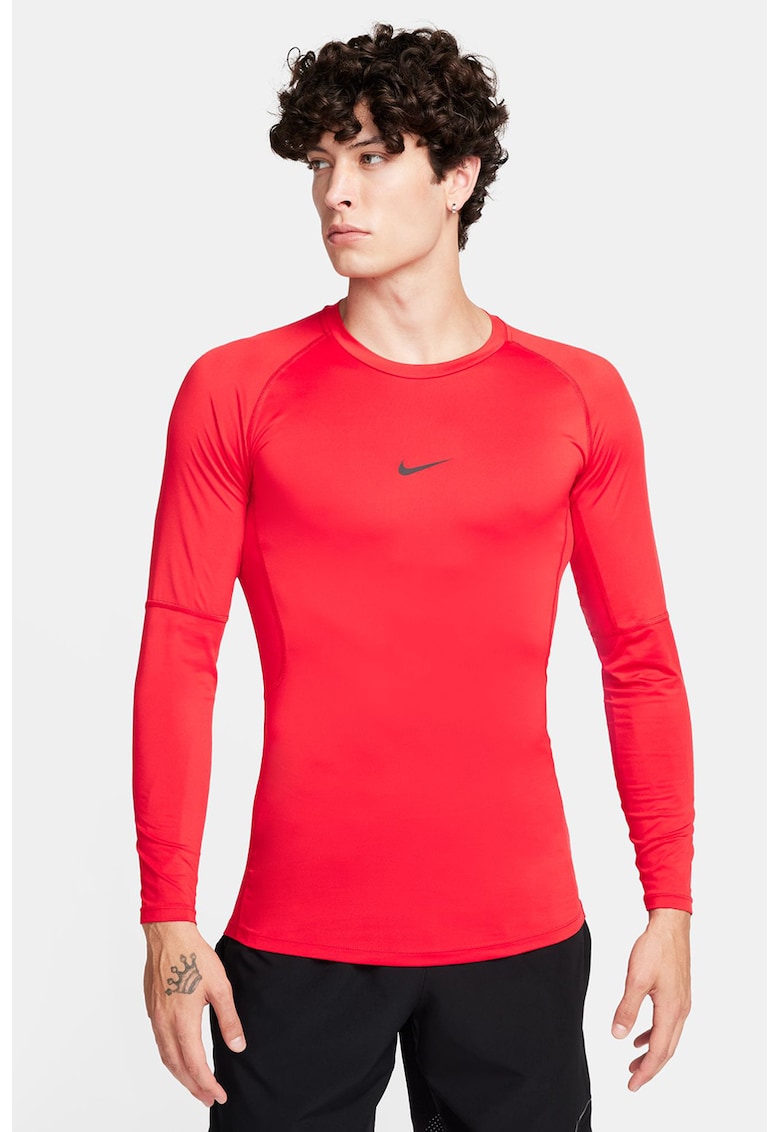 Bluza slim fit cu tehnologie Dri-FIT pentru fotbal - Coral