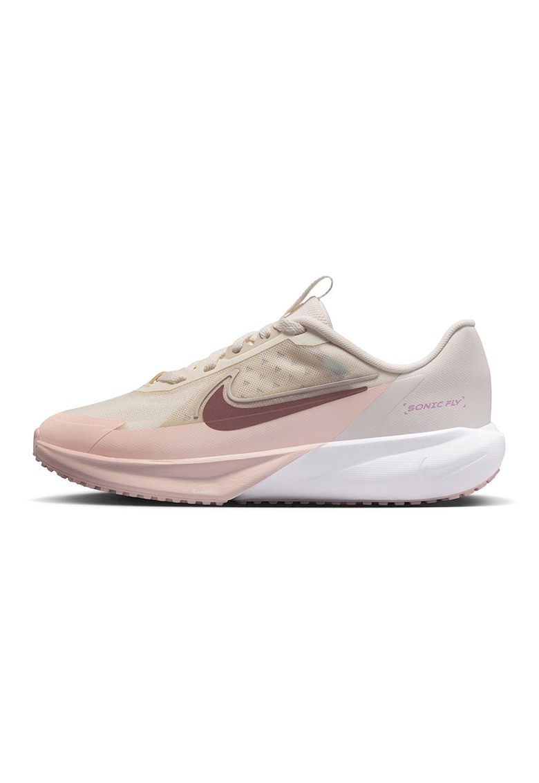 Pantofi Sonic Fly - pentru alergare - Roz inchis/Bej deschis