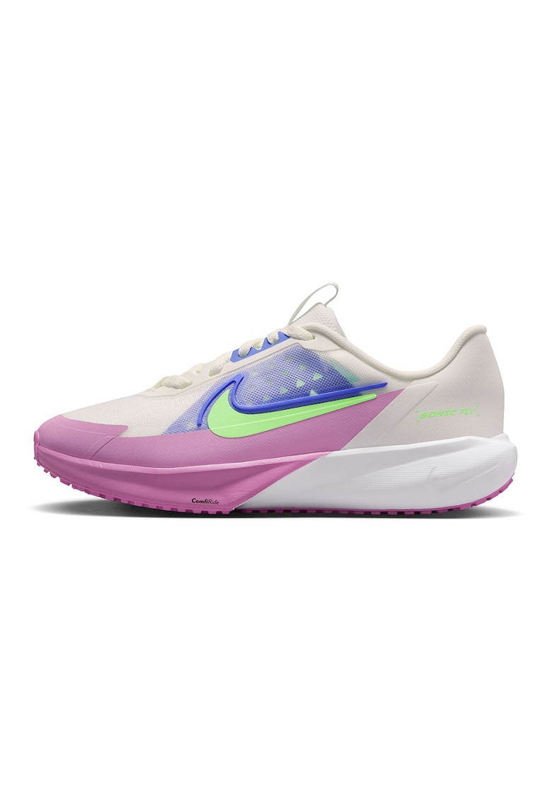 Pantofi Sonic Fly - pentru alergare - Alb/Roz