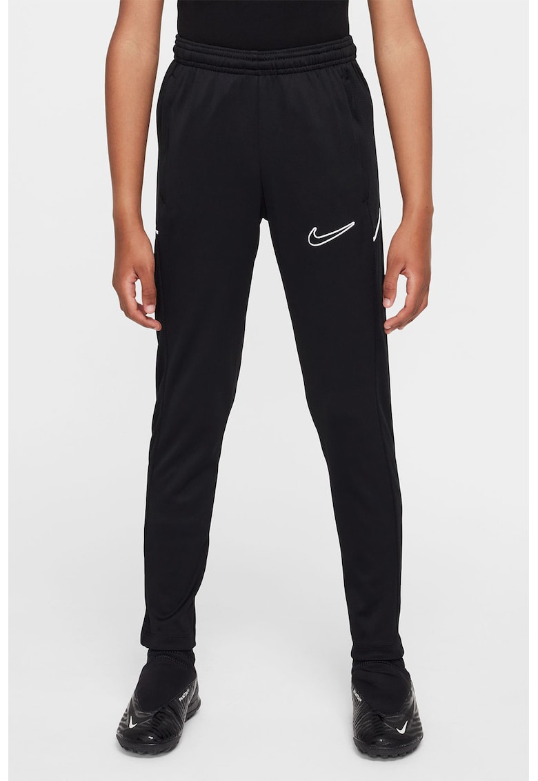 Pantaloni cu terminatii cu fermoar si tehnologi Dri-FIT - pentru fotbal - Negru